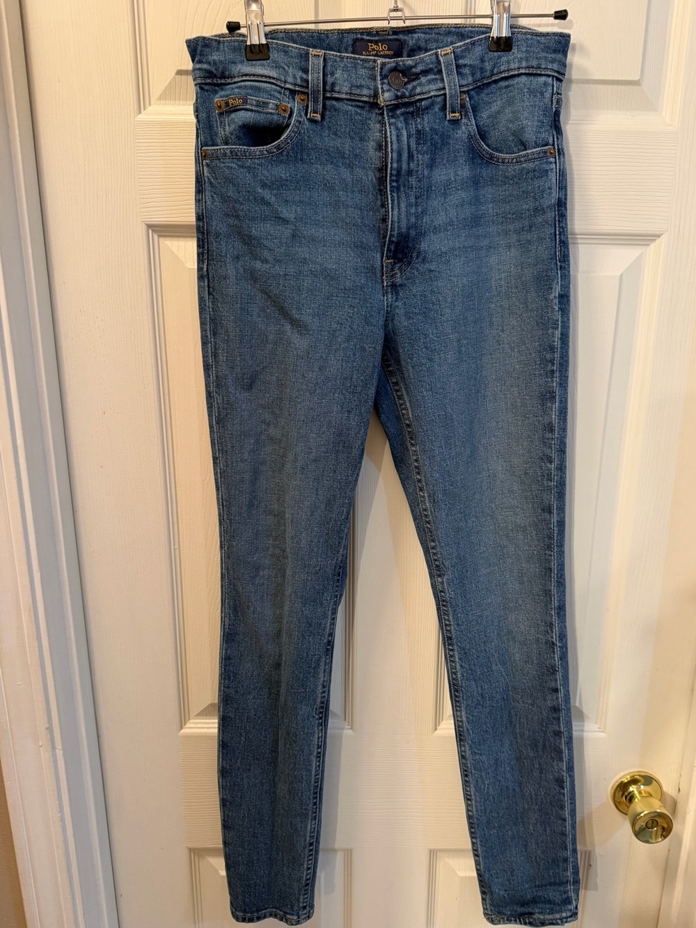 Polo by Ralph Lauren Women's Blue The High-Rise Skinny Jeans